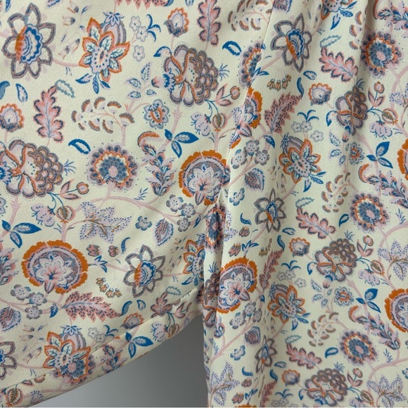 Rose + Olive Floral Multicoloured Blouse Size 2X - Picture 4 of 10